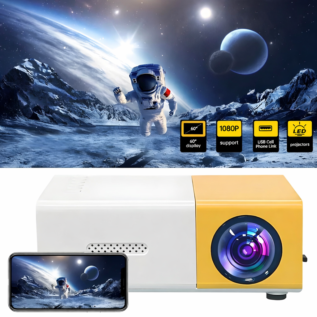 Mini Portable LED Projector