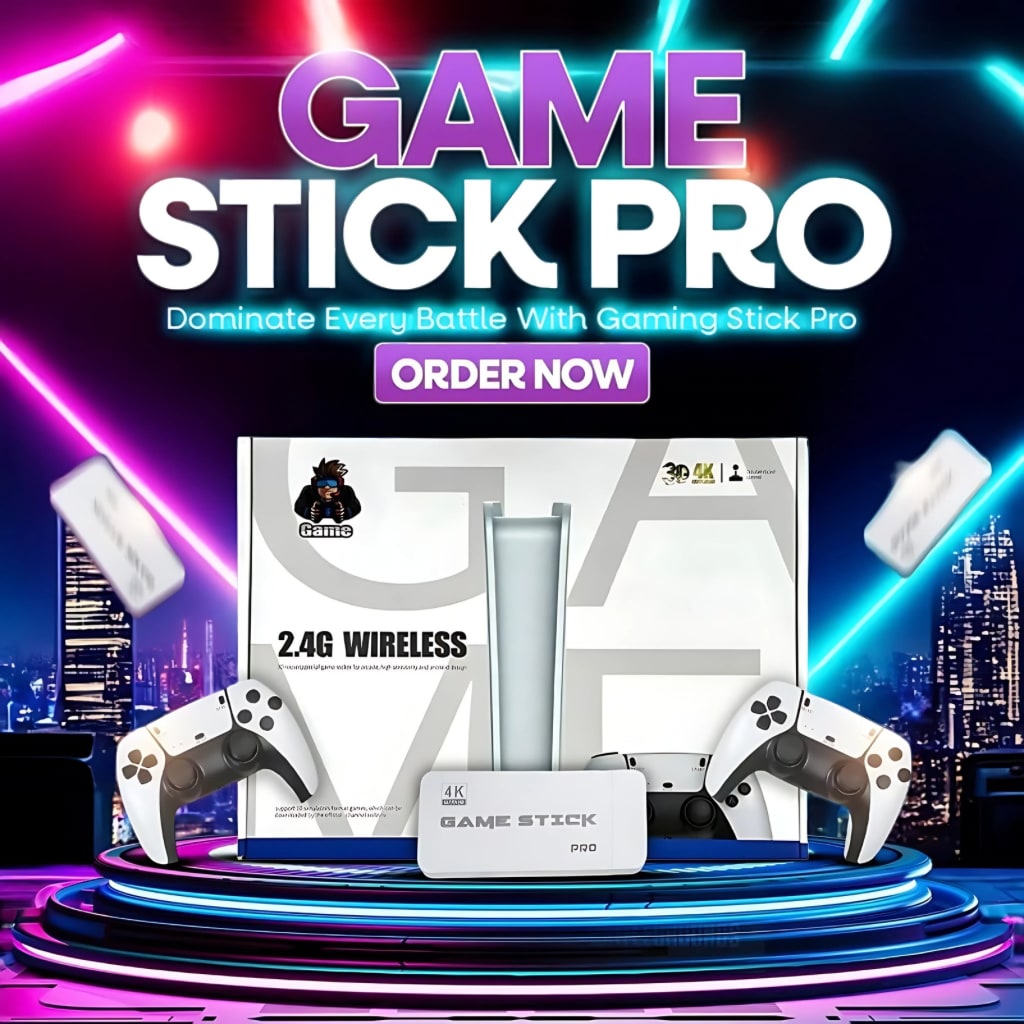 Retro Game Stick Pro+ 2 Wireless Controllers